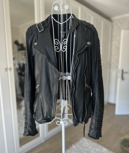Tigha damen lederjacke biker - tigha,