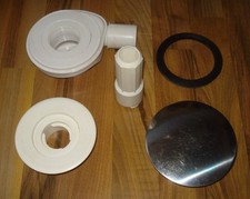 superflache Ablaufgarnitur Siphon für Duschwanne