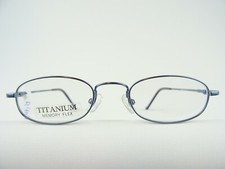 Elastische Kinderbrille aus flexiblem Titan-Memory-Flex blaue robust X-Optics