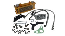 Ölkühler 4 reihig Gold Dax Monkey Honda Skyteam Pitbike u.a. oilcooler