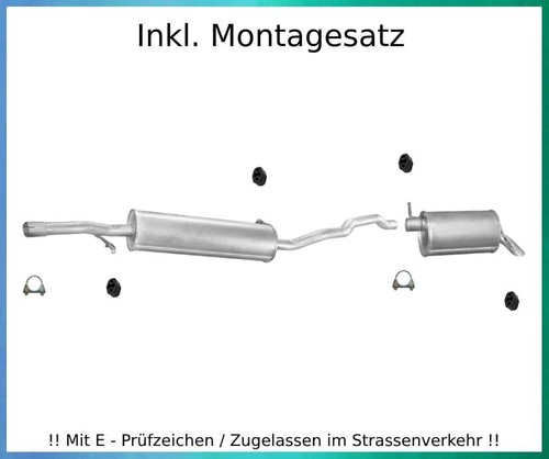 Auspuffanlage für sharan - für, vw