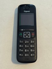 Gigaset AS690H Telefon Mobilteil Handgerät ersatz Schwarz inkl. neue Akkus