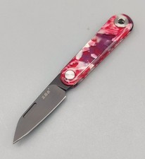 SanRenMu Messer 325S-PY Mini Slipjoint 12C27 Stahl Acryl Taschenmesser