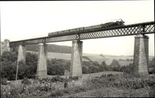 Foto Ak Fotograf Carl Bellingrodt, Deutsche Eisenbahn, Viadukt - 10880351