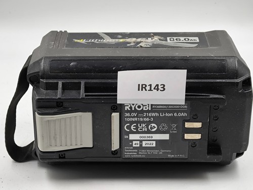 Ryobi batterie ry36b60a - 36, v