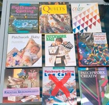 Patchwork Bücher, Handarbeit