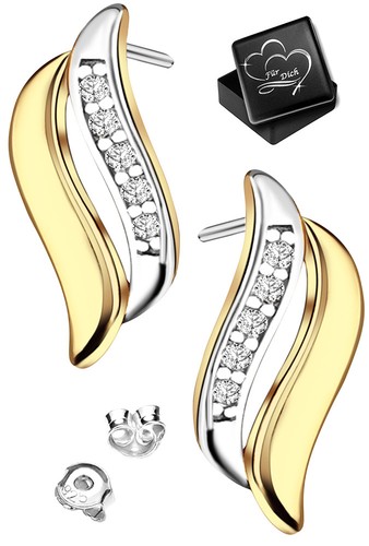 Ohrringe 925 silber gold - ohrringe,
