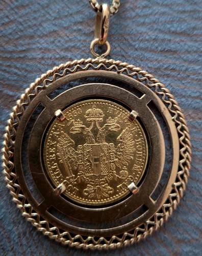 Goldanhänger 750 mit kette - mit,