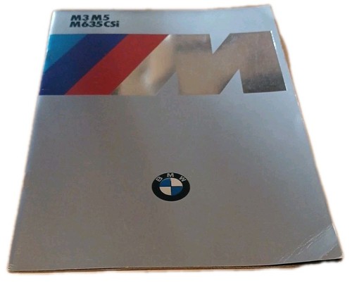 Autoprospekt bmw m635csi - bmw, m5
