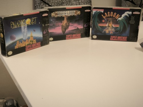Snes rpg set lagoon brain - snes,