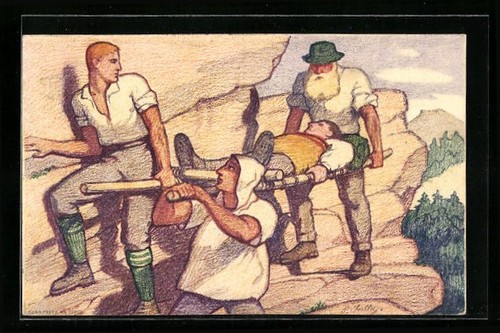 Künstler schweizer - künstler-ak,