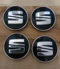 4 Original Seat Nabendeckel Satz Felgendeckel Abdeckkappen Emblem 5F0601171