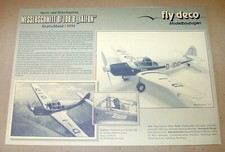 Fly Deco - Sportflugzeug Messerschmitt Bf 108 B Taifun - Modellbaubogen 1:33
