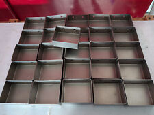 Schraubenbehählter aus 1mm Edelstahl 100x80x40 / 25 St.