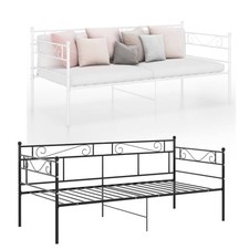 Schlafsofa Bettgestell Metall Gästebett Metallbett Bett Bettgestell Sofabett Neu