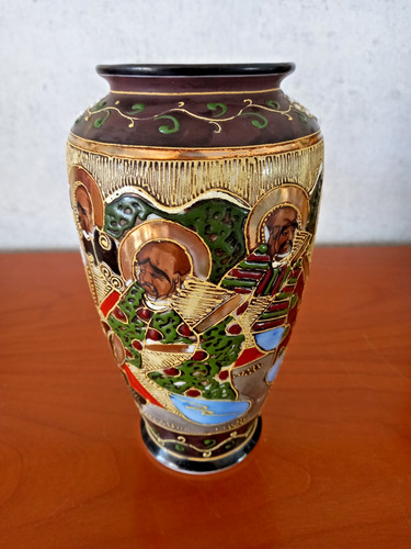 Japanische satsuma vase aus - satsuma-,