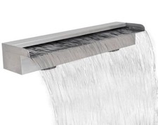 Brunnen wasserfall edelstahl - brunnen, /