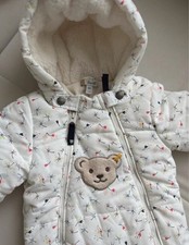 Steiff Schneeanzug weiß floral