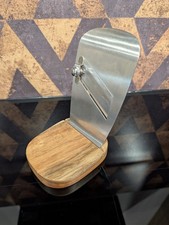 Gourmet-Hobel Tufo Ad Hoc Trüffelreibe Käsereibe mit Akazienholz Ständer Neuw.