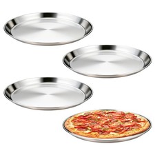 4 Stück Pizzablech Rund 28 cm