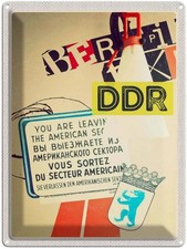 Blechschild 40x30 cm Berlin