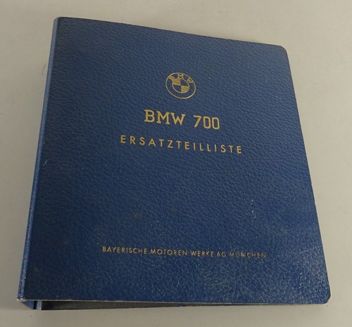 Teilekatalog bmw 700 coupé - bmw, &