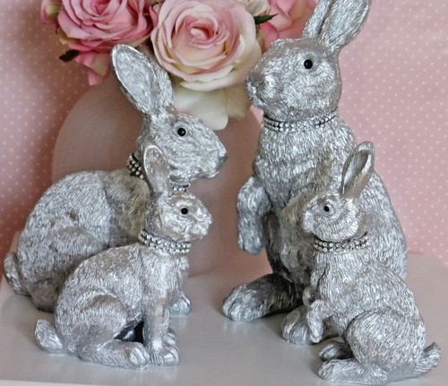 Osterhase silber hase james - hase,