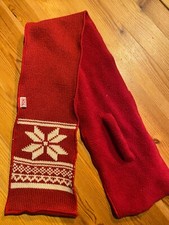 TCM Schal für Kinder rot Norwegermuster 