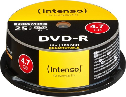 Intenso dvd gb - dvd-r, 4,7