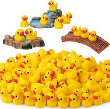 120 Stück Mini Enten Harz