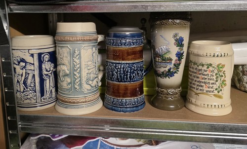 Stück bierkrüge sammlung - bierkrüge,