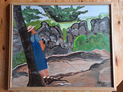 Acryl auf leinwand - acryl,