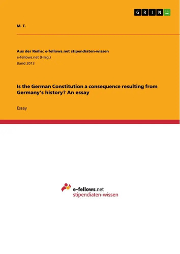 The german constitution a - is,