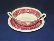 Suppentasse mit untertasse - untertasse, von