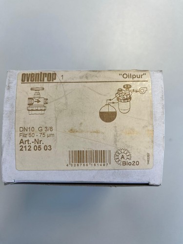 Oventrop heizölfilter mit - oventrop,