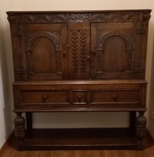 Antik, Jugendstil, Geschirschrank (Buffetschrank)