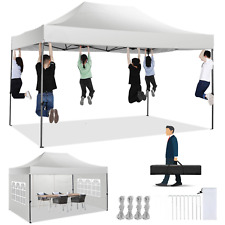 Popup Faltpavillon 3x4,5 Wasserdicht Camping Pavillon Faltbarer Gartenpavillon