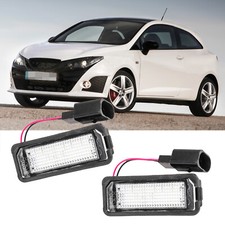 Passt für Seat Ibiza 4 6J Cupra FR Bocanegra ab 06.08 LED Kennzeichenbeleuchtung