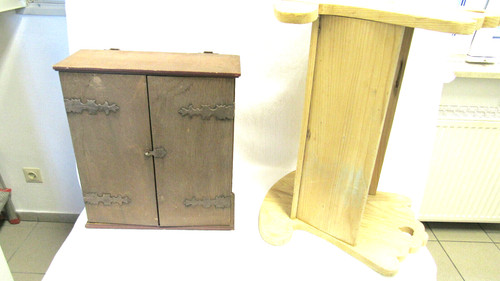 Puppen schrank - puppen, wiege