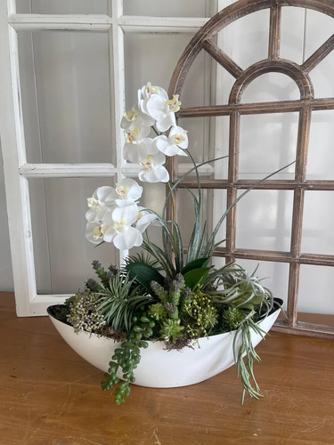 Orchideen weiß 40cm - , im