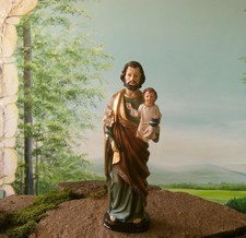 Josef mit Jesus Figur H:30cm