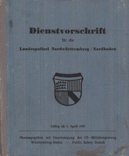 Dienstvorschrift für die