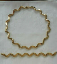 Set Gelbgold Collier & Armband hochwertig vergoldet