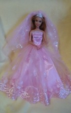 Barbie Kleid Rosa Puppen