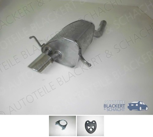 Auspuff endtopf für mercedes - auspuff,