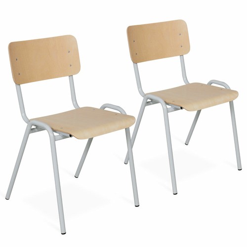 Teiliges stapelstuhl set - 2-teiliges, stapelstuhl-set