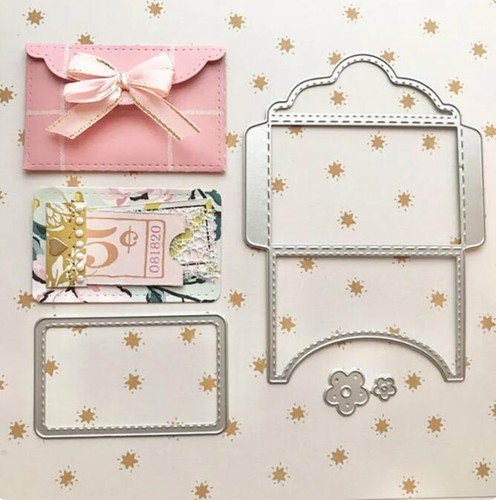 Envelope craft embossing - envelope, metal