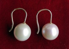 echte Perlen Ohrringe Gold 585