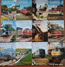 12 x Eisenbahn Journal 2016; 3 m. DVDs; guter Zustand; kompletter Jahrgang