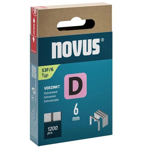 Novus flachdrahtklammer typ53f - flachdrahtklammer,
